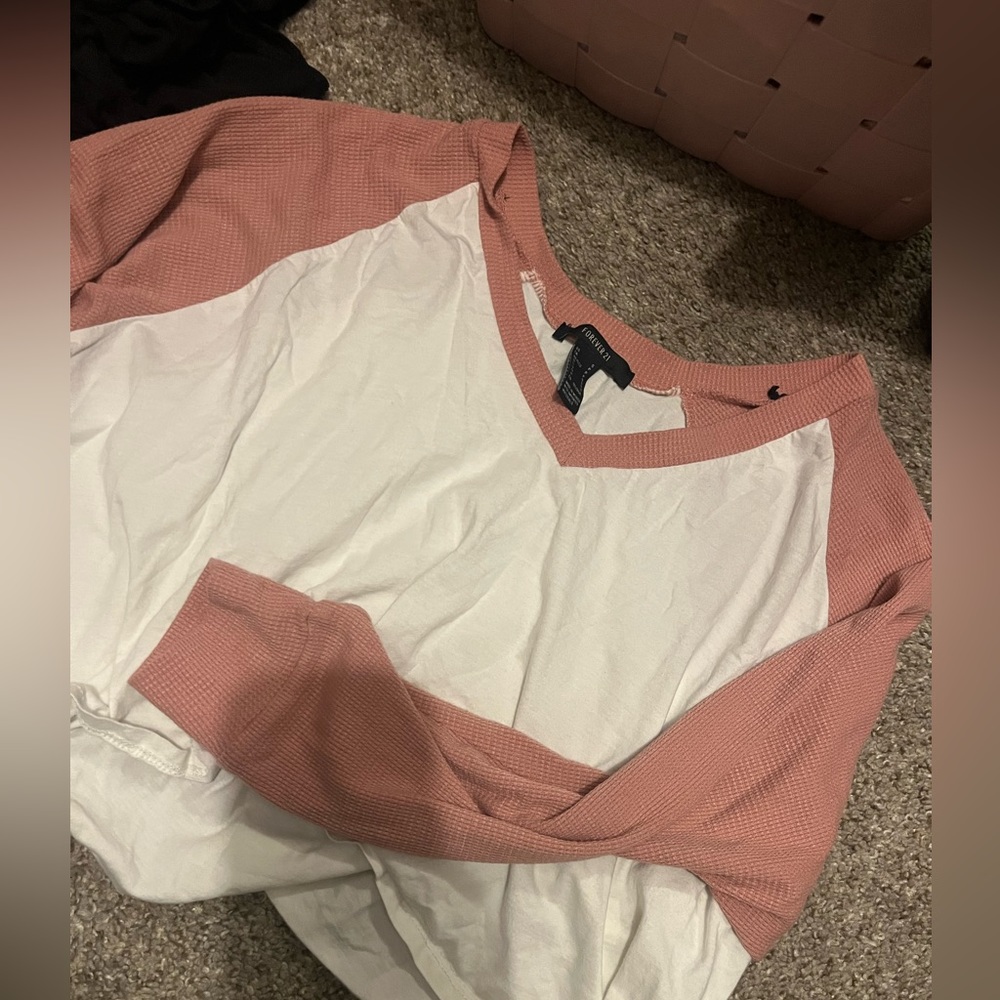 Forever 21 cropped long sleeve